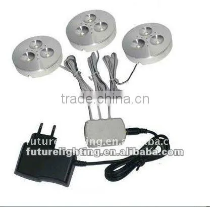 Shenzhen factory direct sell high power energy saving 3W DC12/24V led beautuful puck light