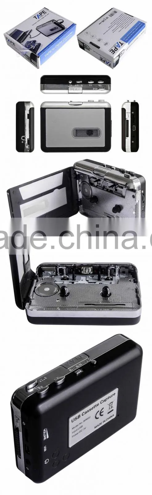 Hot Selling Turn Tape to MP3 And to Use On Your Computer, iPod Or In The Car High Quality Cassette Tape To Mp3 Converter