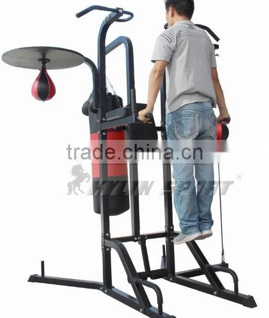 Boxing Stand and Gym Station with Punching Bag
