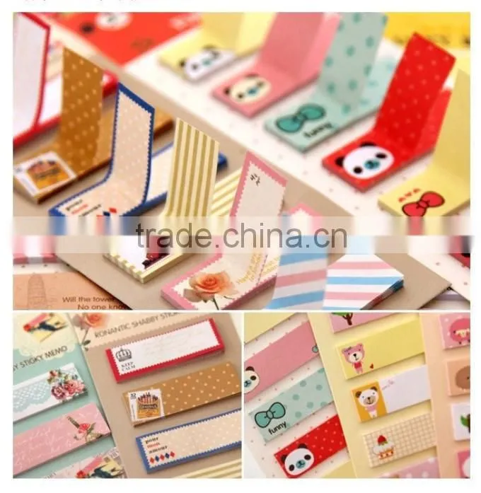 120Page Cute Cartoon Sticker Office Bookmark Marker Memo Index Tab Sticky Notes