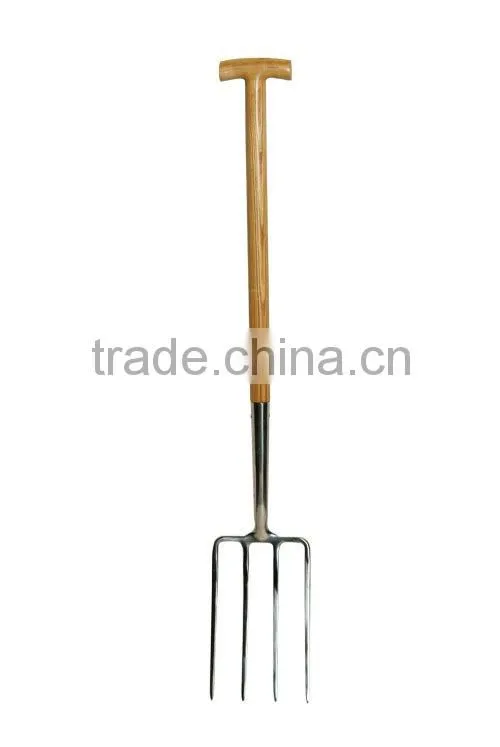 steel T-handle fork