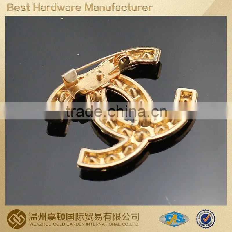 Classic design rhinestone brooch for belt decoration