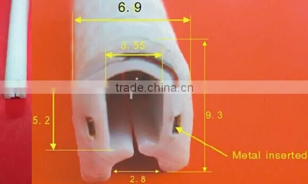 wiper blade rubber strip