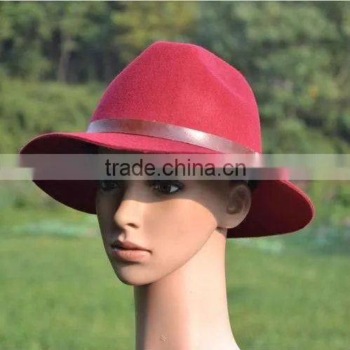 wool mens headwear fedora hat