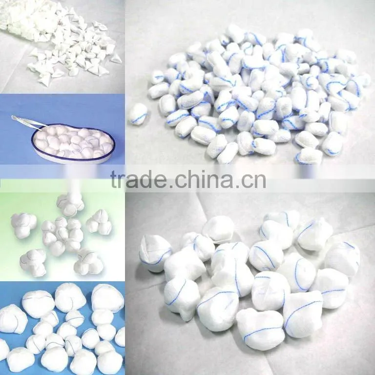 medical cotton balls in rolls