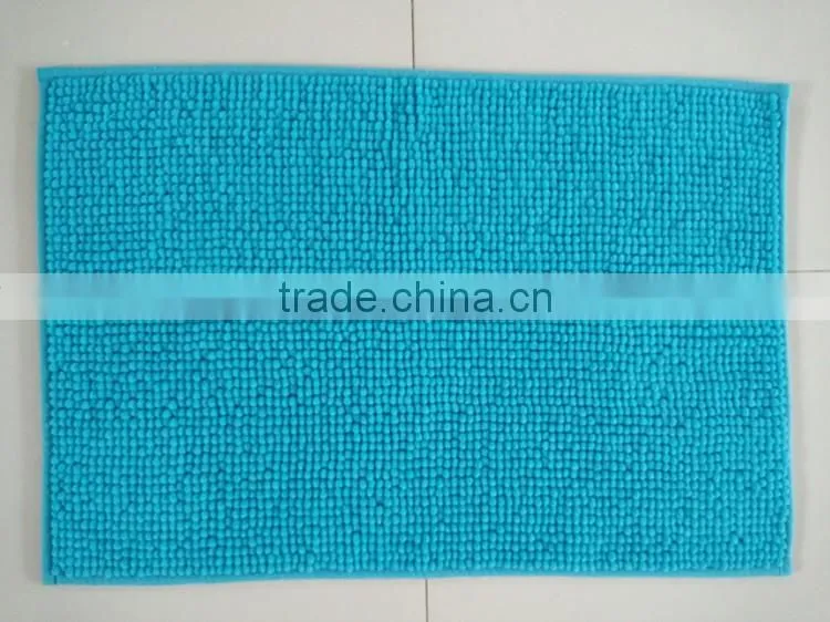 simple home textile chenille non-slip mat