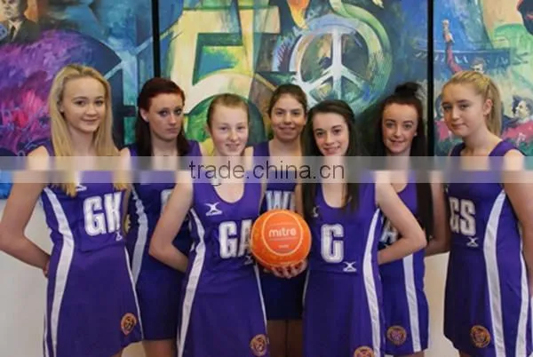 no moq custom netball dress 100%polyester netball dresses