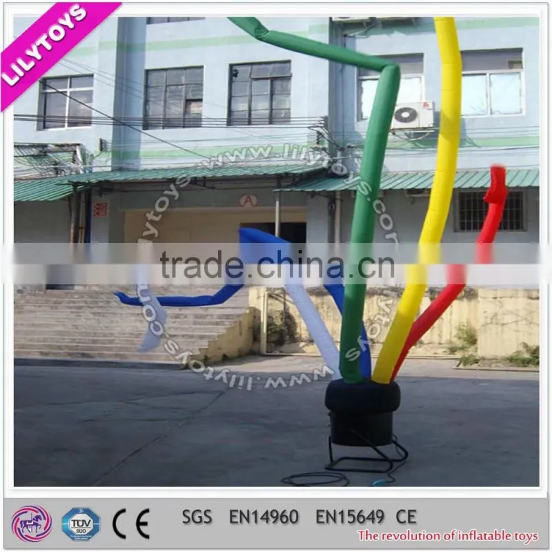 Unique design facory supplier flexible inflatable air dancer for cheap promotion