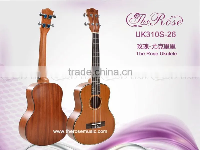 26 inch solid cedar ukulele of high quality(UK310S-26)