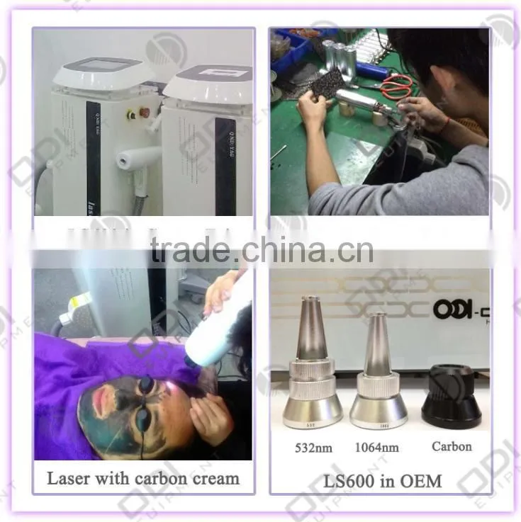 (LS600A)Guangzhou ODI 800W Best Q-switch ND YAG Laser Tattoo Laser Removal Machine (CE approved)