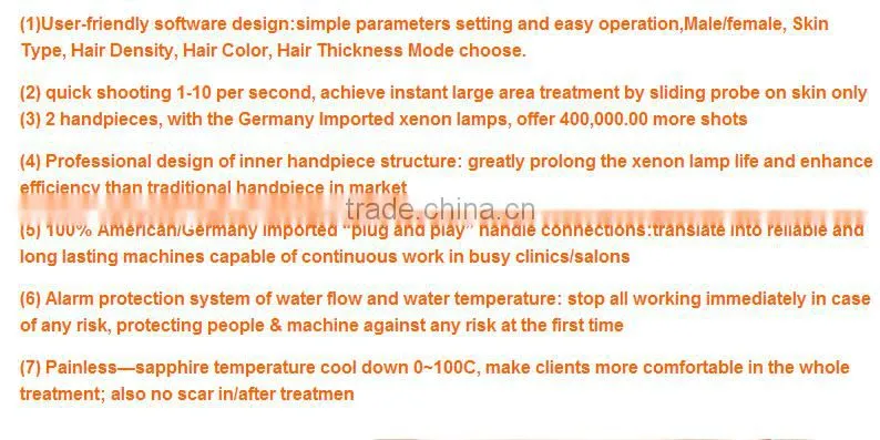 2016 Hot Sale 2 handles Portable IPL for Dark Circles and face lift elight laser equipment