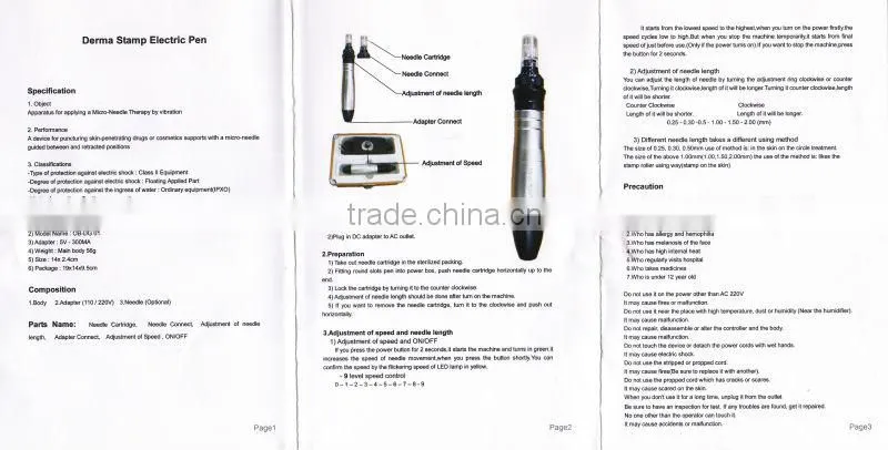 CE,Certification and Derma Rolling System Type Auto derma stamp pen professional cheap price