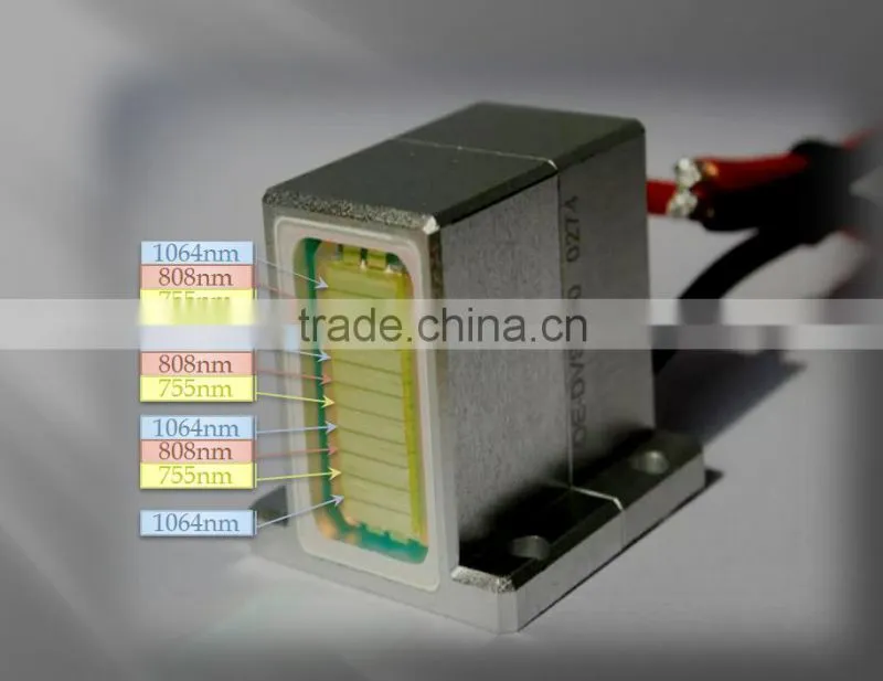 755nm alexandrite hair removal /1064 nm laser hair removal/ 808nm diode