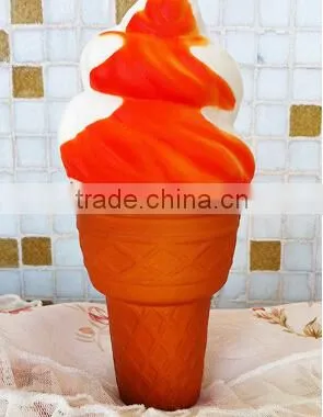 High Quality Top Imitation Artificial KFC Ice Cream Cone Fake Food Model Crafts- Yiwu Sanqi Crafts Factory