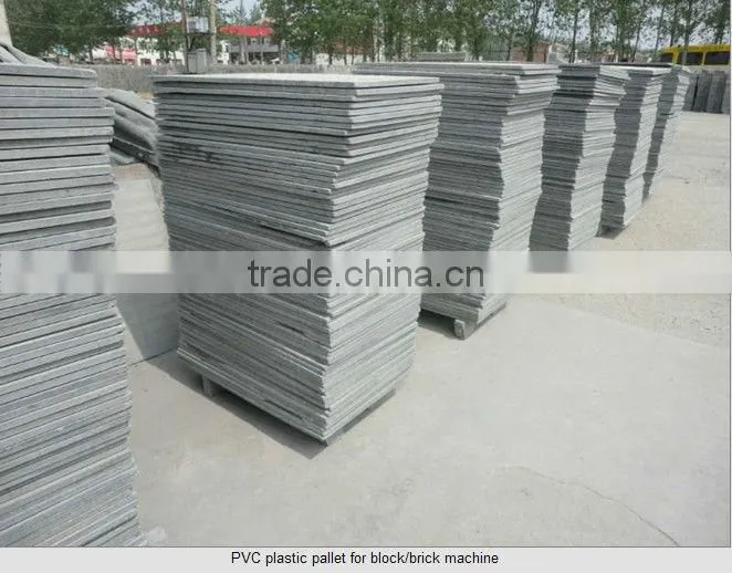 Plastic/PVC pallets for brick making machine with cheap price and long service life