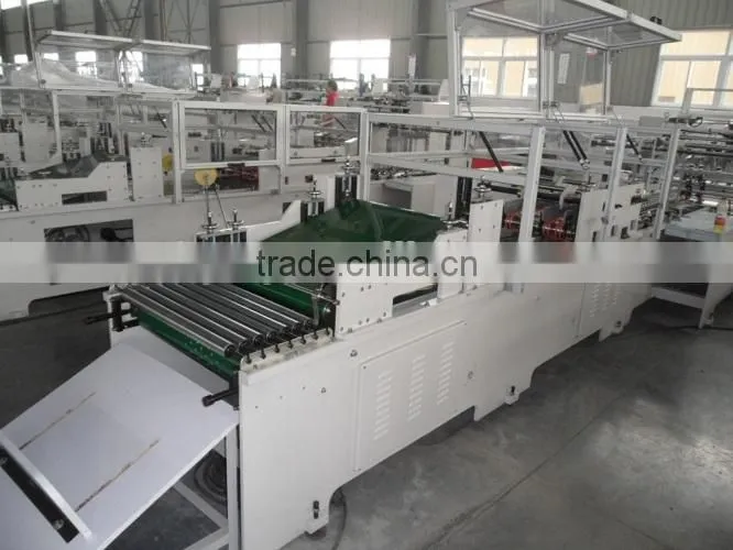 High efficiency laminated paper bag making machine