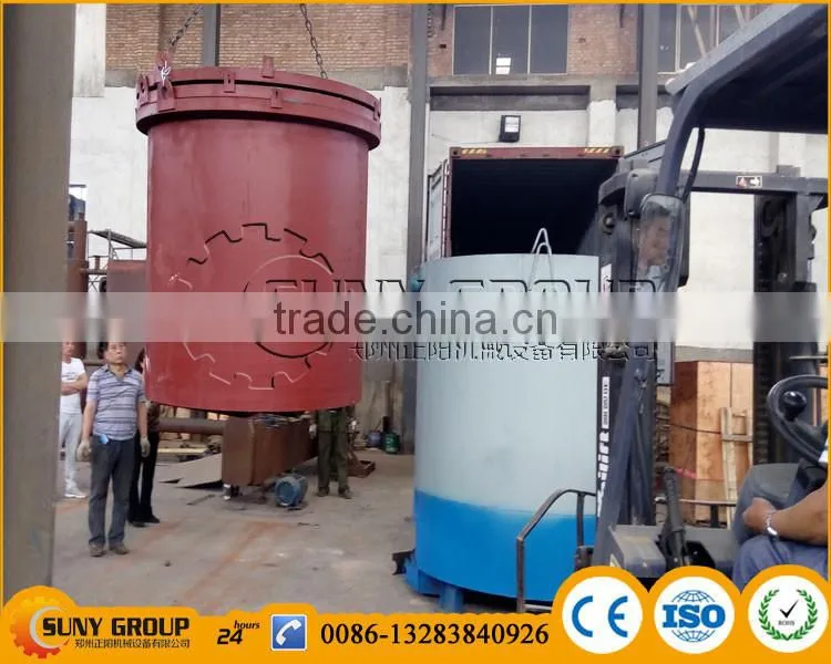 Eco-friendly Sawdust Briquette Charcoal Kiln Furnace