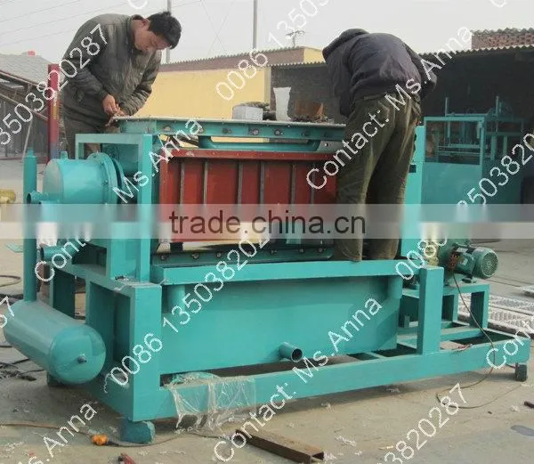 Recycled paper egg carton box making machine