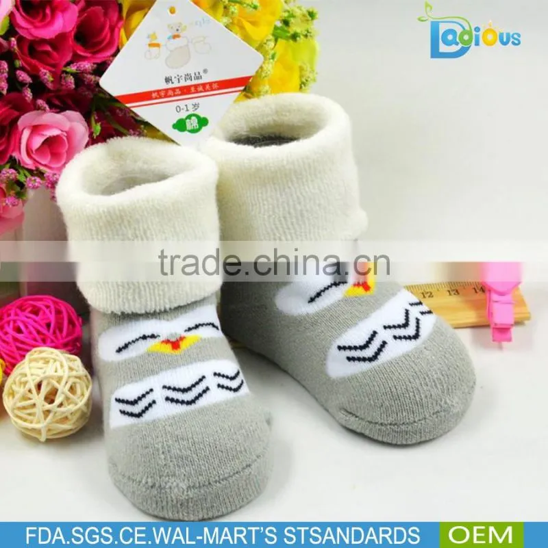 Cute Cotton Printed Baby Cartoon Socks Children Shoe Socks with 20 different design