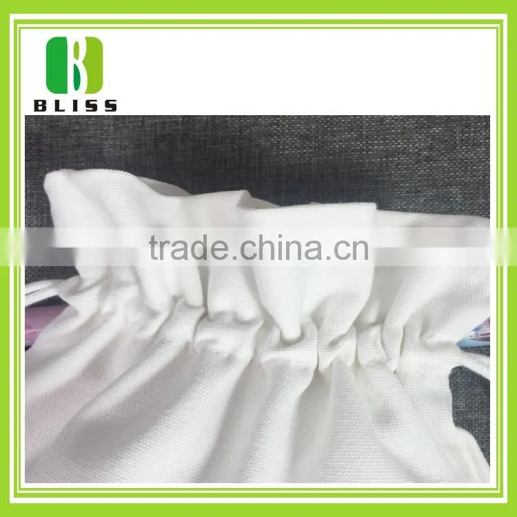 Top selling custom promotional cheap cotton canvas drawstring bag