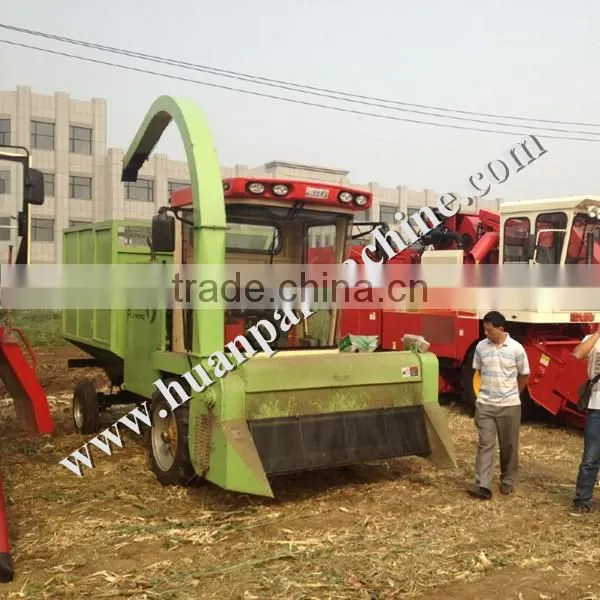 Self propelled forage machine corn straw silage machine for sale