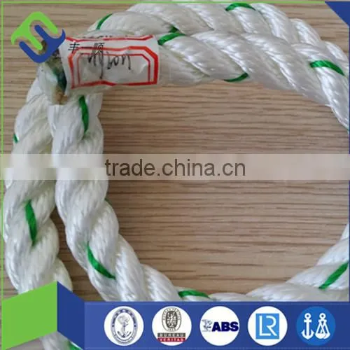 heavy duty 3 strand polyamide PA marine/mooring towing rope 6-38mm for marine/sea/boat/vessel