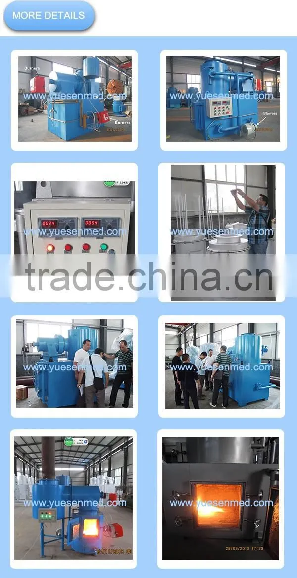 Hospital garbage incinerator for medical waste medical incinerator