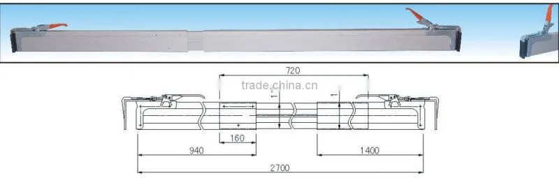aluminium cargo lock plank-CPK01/DEKRA approval