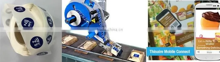 RFID Tamper proof Fragile Seal Sticker for Cosmetic Anti Counterfeit Logistic Inventory