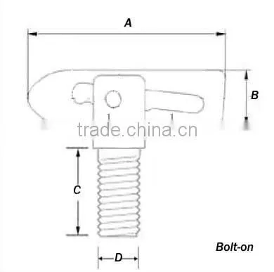 Antiluce Droplock Catch Bolt