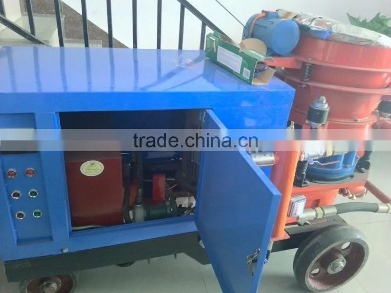 HSP-5/ HSP-7/HSP-9 series wet-mix shotcrete machine with ISO MA