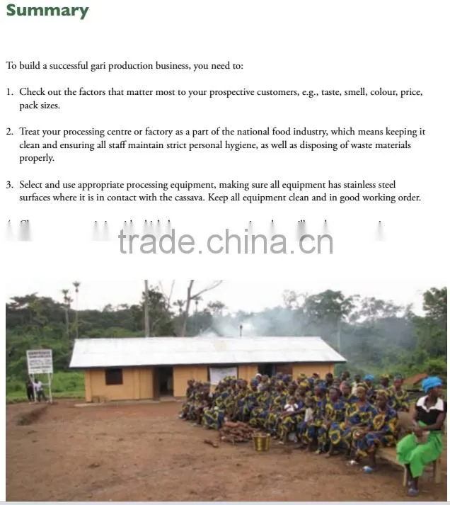 complete stainless steel cassava chips making machine