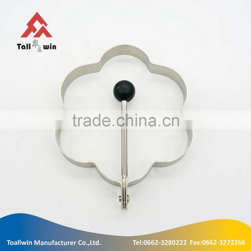 Hot selling!stainless steel flower shape egg poacher