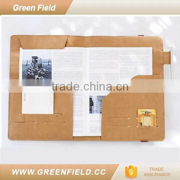 Green Field handmade file folder washable kraft paper 2017