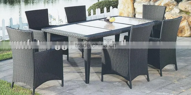 Garden furniture rattan vases plant pot