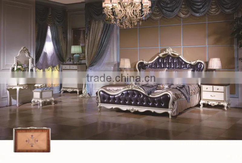 Bisini Luxury Bedroom Furniture, Luxury Solid Wood Bed Room Furniture Set