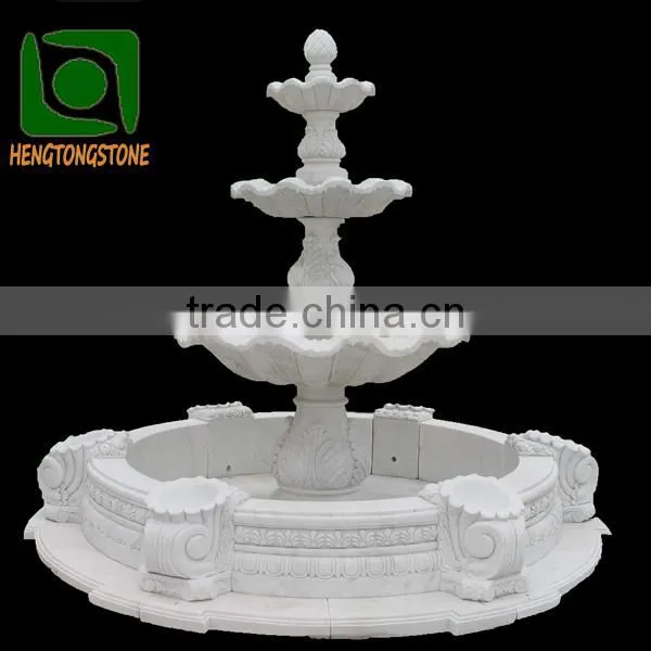 Marble Carving Large Outdoor Water Fountains