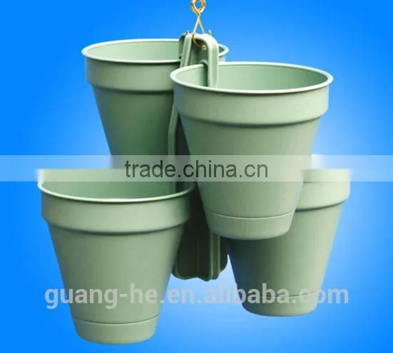 compostable eco-friendly plastic hanging flower plants pot