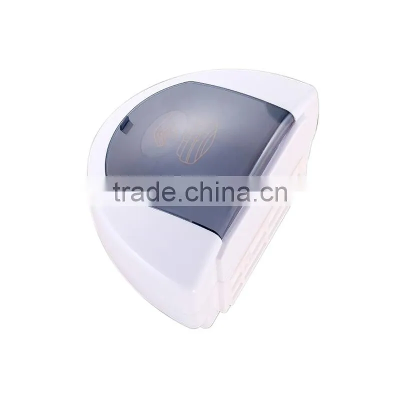 Semi-circular sensor wall mount liquid soap dispenser