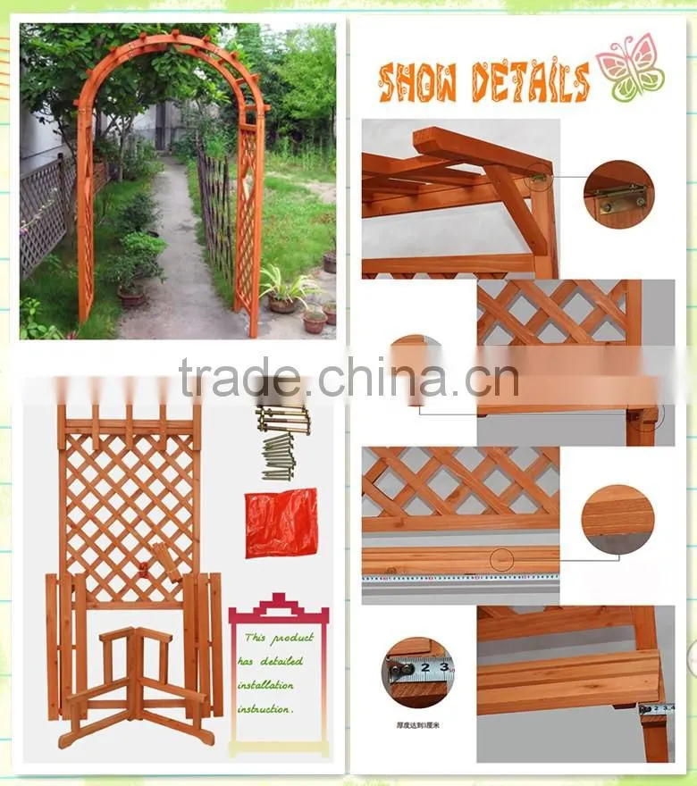 Wooden garden arch designs