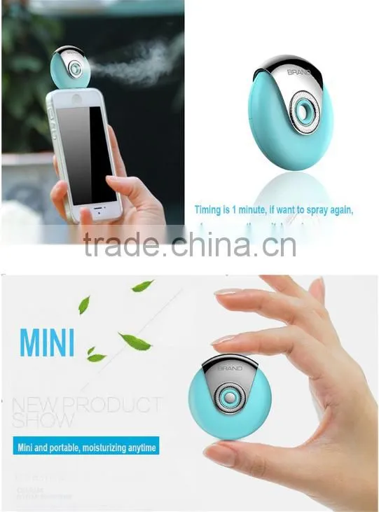 Lazy Mini Mobile Moisture Supplier Portable Facial Beauty Spay Moisturizer Humidifier For Wholesale