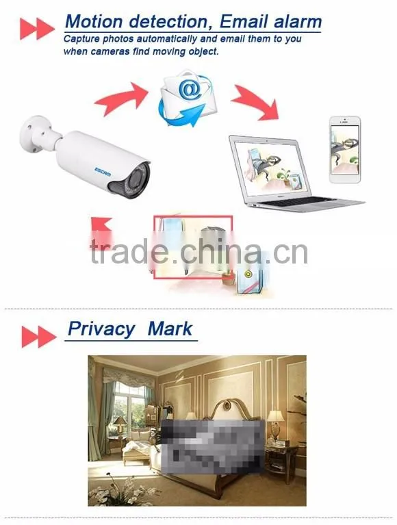Popular CCTV Camera Escam HD3300V 3.0 Megapixel 2.8-12mm Lens Varifocal 1080P HD IP Camera For Wholesale