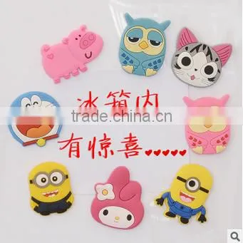 wholesale promotional cartoon PVC fridge magnet