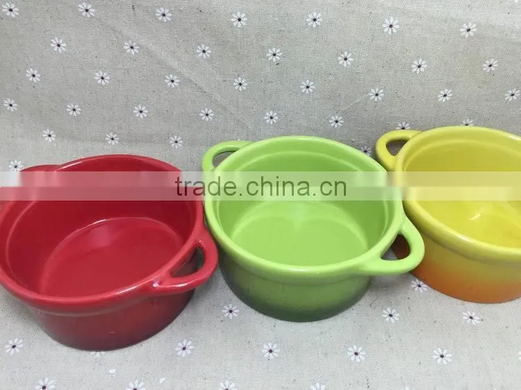 Wholesale stocked korean Ceramic decorative salad bowls