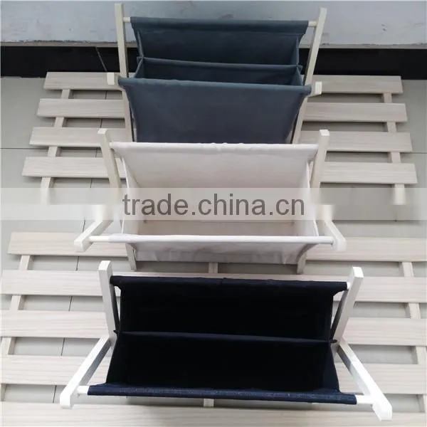 Folding book rack
