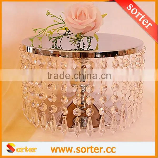 K9 Crystal Beaded Cake Stand for Wedding Birthday