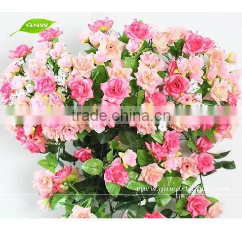 GNW FLV22-3 indian rose flower with flower designs for indoor use wedding decoration