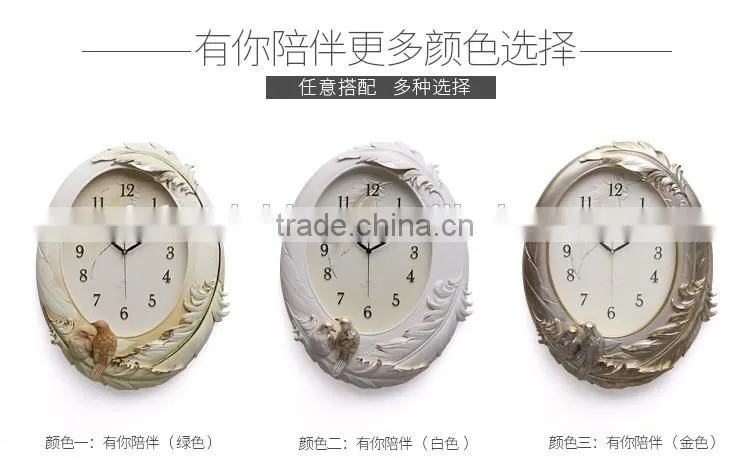 M18A Momoda Creative modern fancy elegant 3D flower wall clock quiet quartz home decoration large wall table clock set