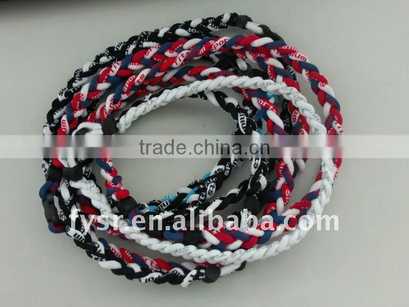 Power Titanium Sports Necklaces custom titanium necklace