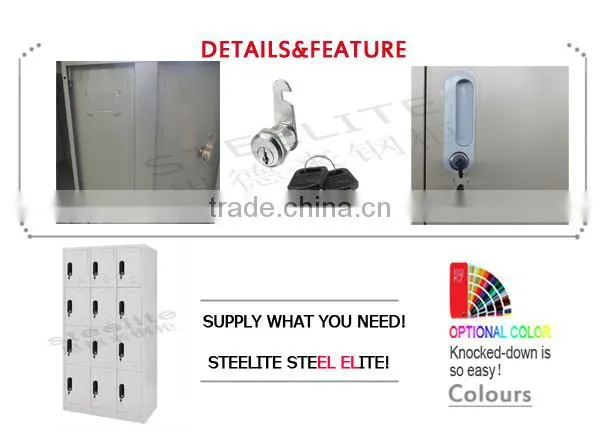 Diferent Color 9 Door Clean School Tall Lockers